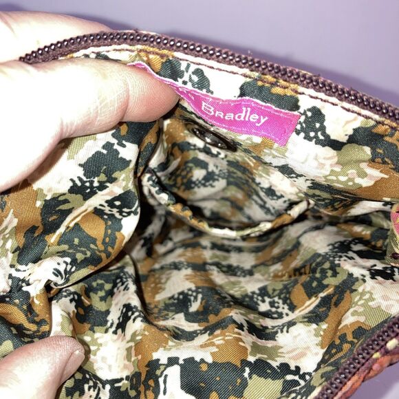 Vera Bradley Quilted Bag 4 Pockets Canvas Adjustable Strap - Picture 4 of 7